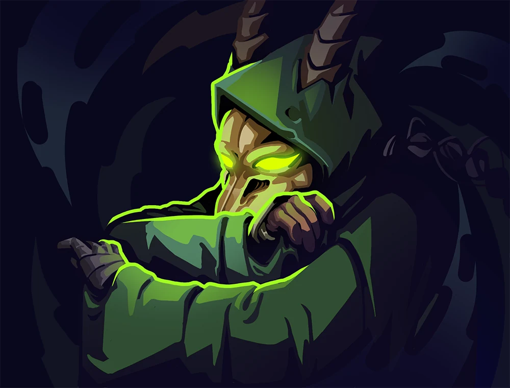 Shadowmeld card art, Slay the Spire 2