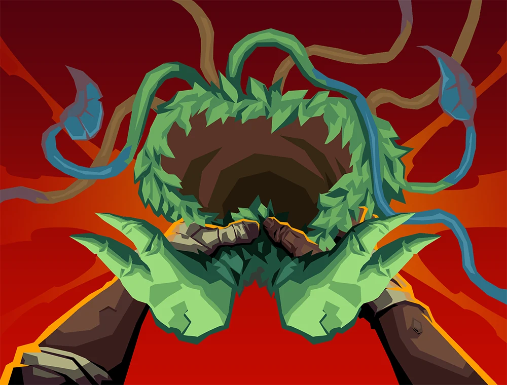 Strangle card art, Slay the Spire 2