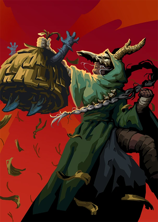 Suppress card art, Slay the Spire 2
