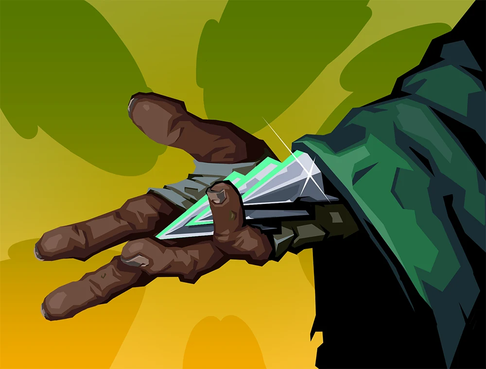 Up My Sleeve card art, Slay the Spire 2