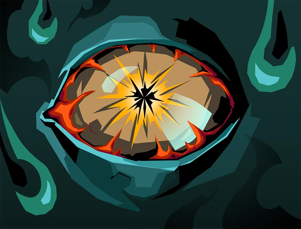 Beckon card art, Slay the Spire 2