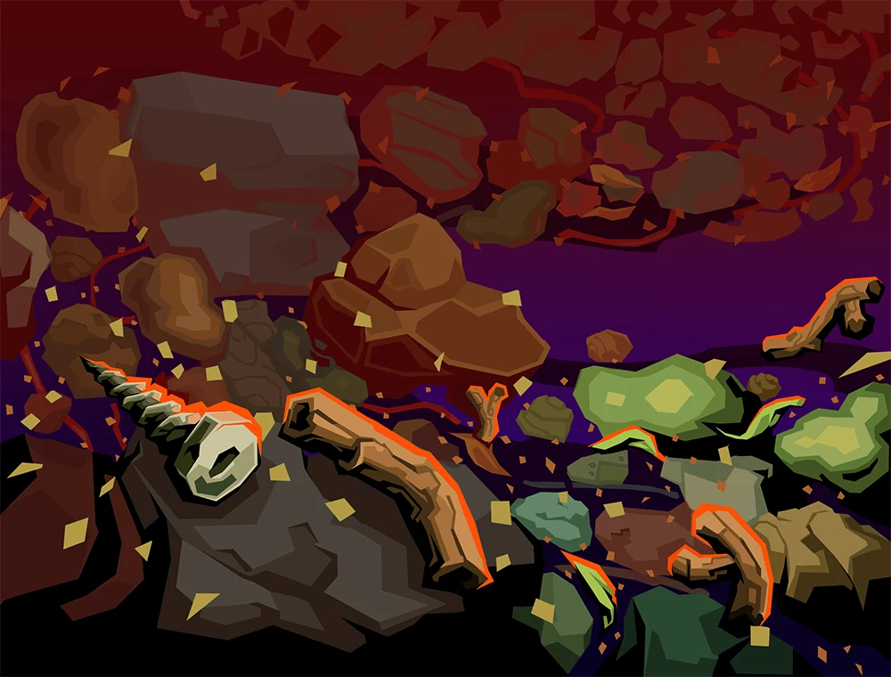 Debris card art, Slay the Spire 2