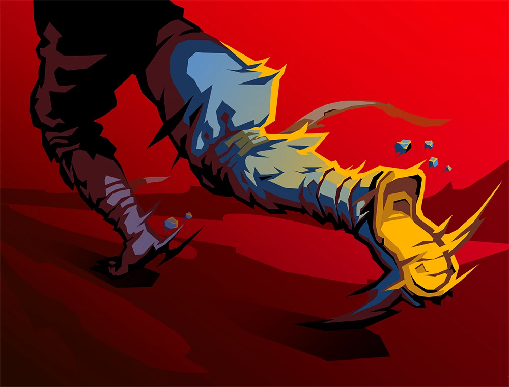 Frantic Escape card art, Slay the Spire 2