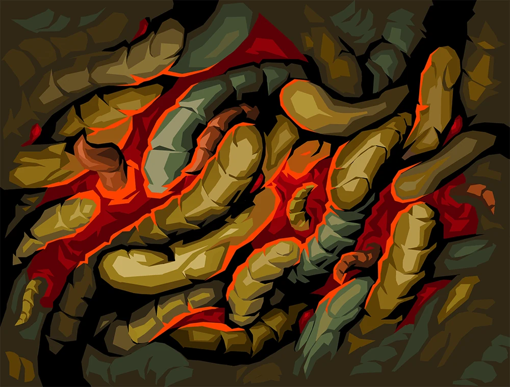 Infection card art, Slay the Spire 2
