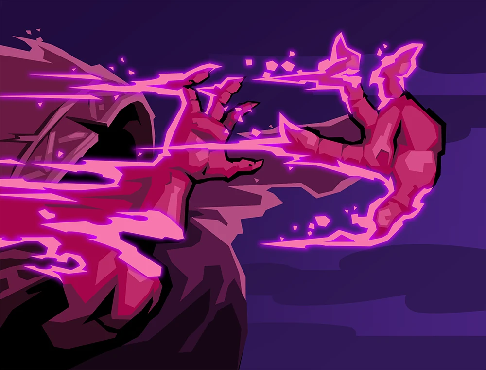 Disintegration card art, Slay the Spire 2