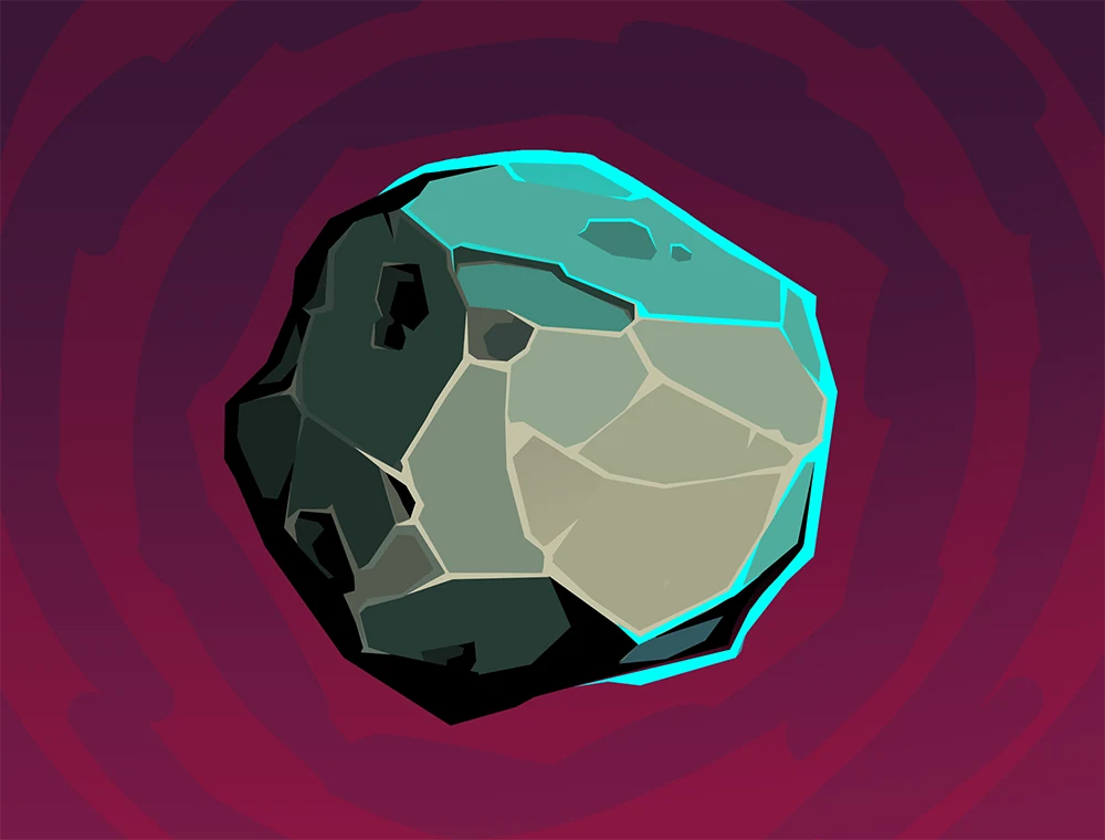 Giant Rock card art, Slay the Spire 2