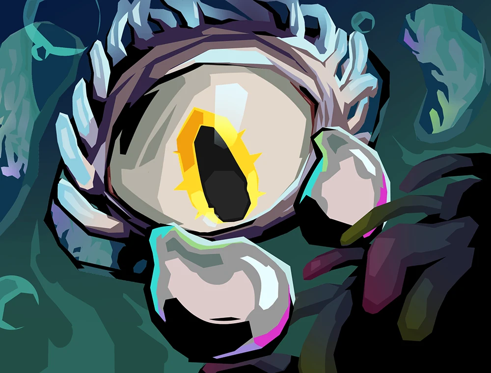 Luminesce card art, Slay the Spire 2