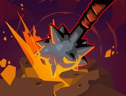 Bash card art, Slay the Spire 2