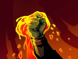 Uppercut card art, Slay the Spire 2